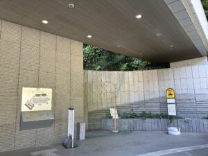 横浜市北部斎場のタクシー乗り場